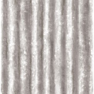 Corrugated Metal Silver Texture Silver Wallpaper Sample