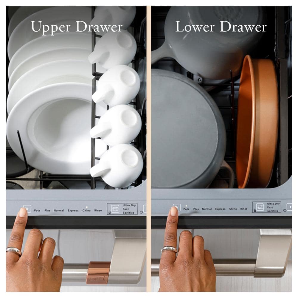 24" Stainless Steel Double Drawer Energy Star Dishwasher