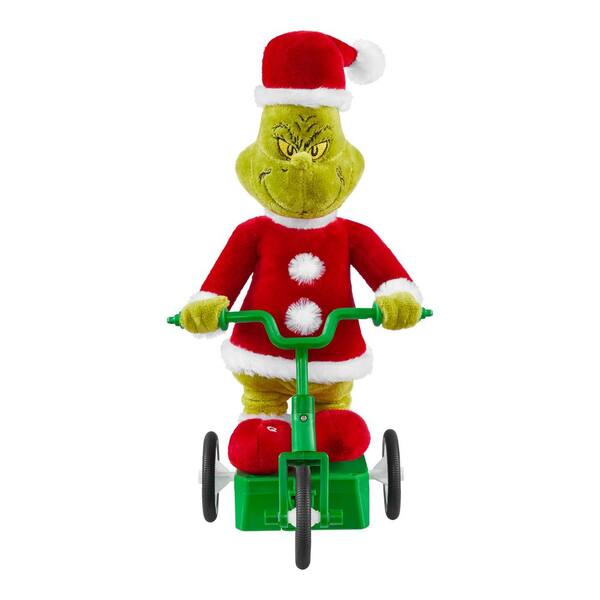 Grinch 12 in Animated Grinch on Scooter 21GM18236 - The Home Depot