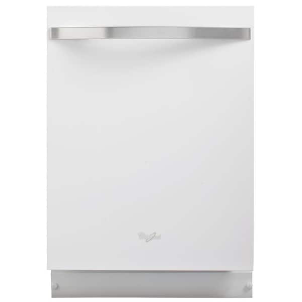 Whirlpool Gold Top Control Dishwasher in White Ice with Stainless Steel Tub