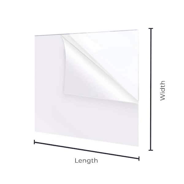 3/16-Inch Thick Clear Acrylic Sheet (Plexiglass) – 24" X 36" – Perfect For DIY, Displays, And Crafting
