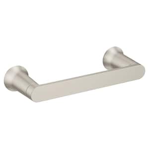 Genta Wall Mounted Pivoting Toilet Paper Holder in Brushed Nickel