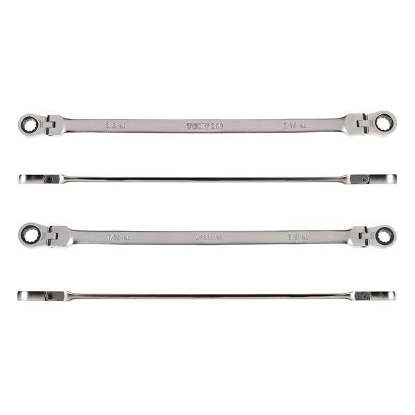 TEKTON 3/8 in. x 7/16 in. Long Flex 12-Point Ratcheting Box