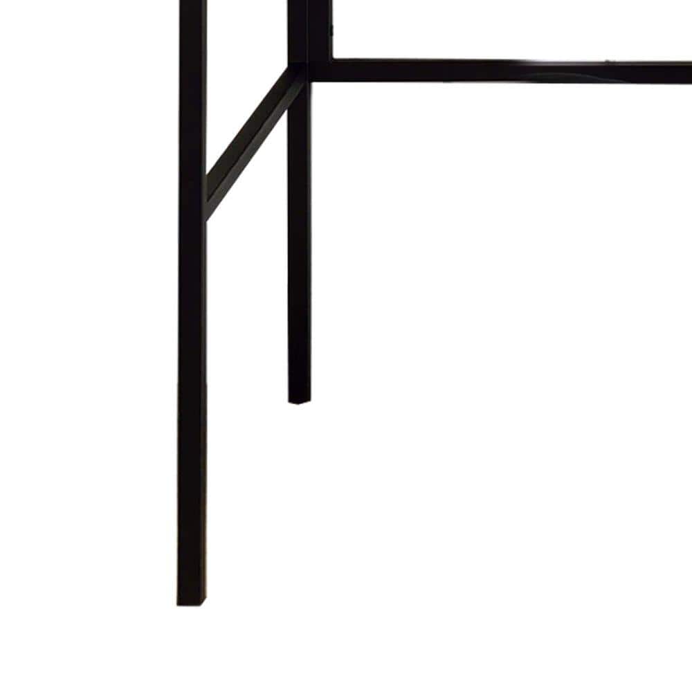 Adjustable Brown Wood Writing Desk with USB Port and Storage