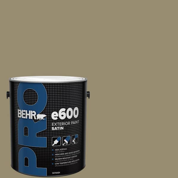 BEHR PRO 1 gal. #PPU8-04 Urban Safari Satin Exterior Paint