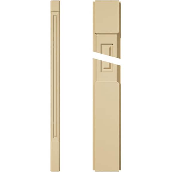 Ekena Millwork 2 in. D x 5 in. W x 90 in. L Primed Polyurethane Pilaster 1- Pack