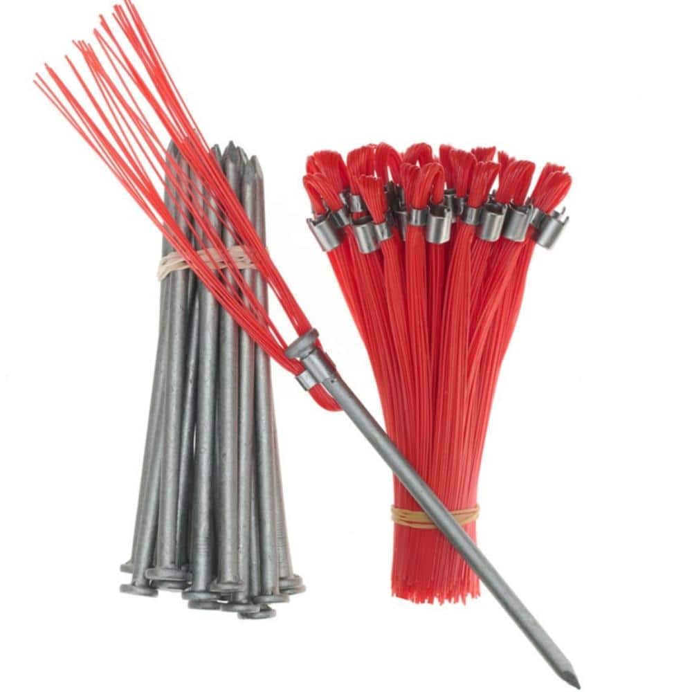 6 in. Orange Survey Markers – Whiskers with Steel Nails (25-Pack) price history on PriceWatchPro