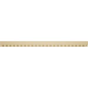 1 in. D x 3 in. W x 46.625 in. L Primed Polyurethane Panel Moulding