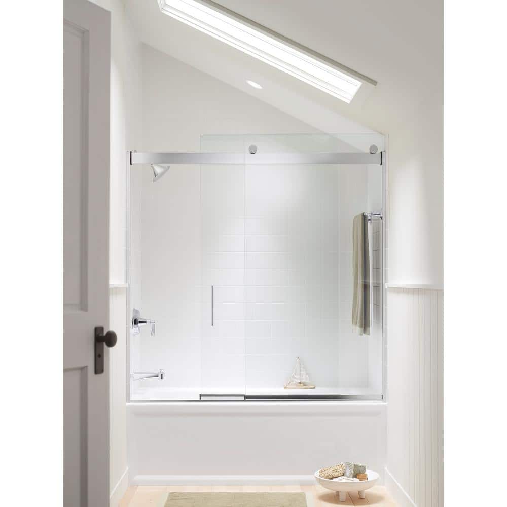 Archer 60" White Acrylic Alcove Bathtub with Left Drain