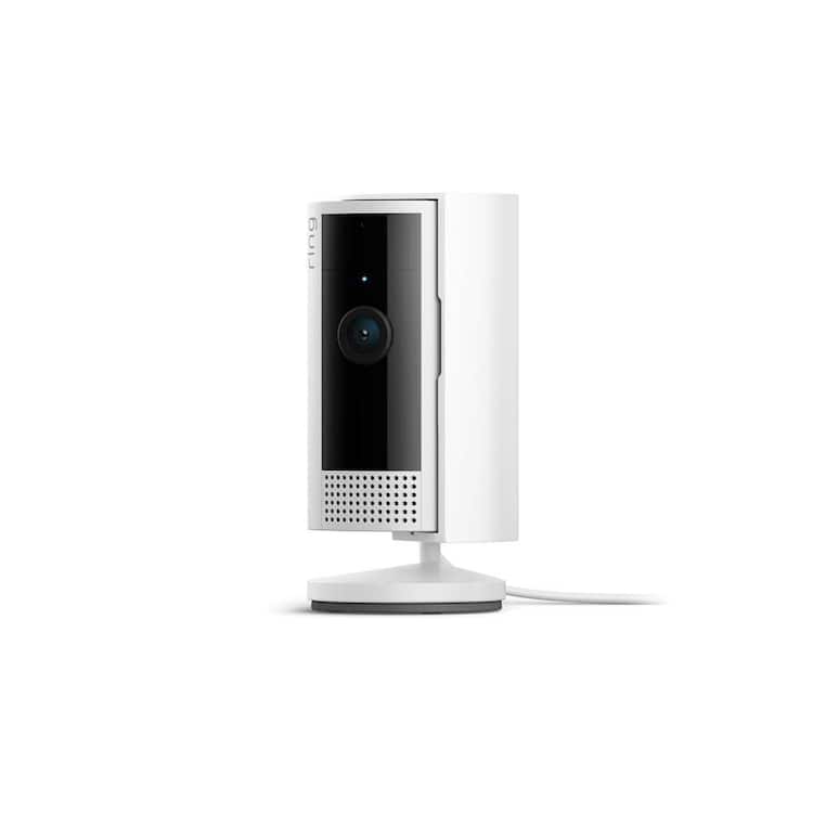 Ring Indoor Cam (2nd Gen) - Plug-In Smart Security Wifi Video Camera, with Included Privacy Cover, Night Vision, White