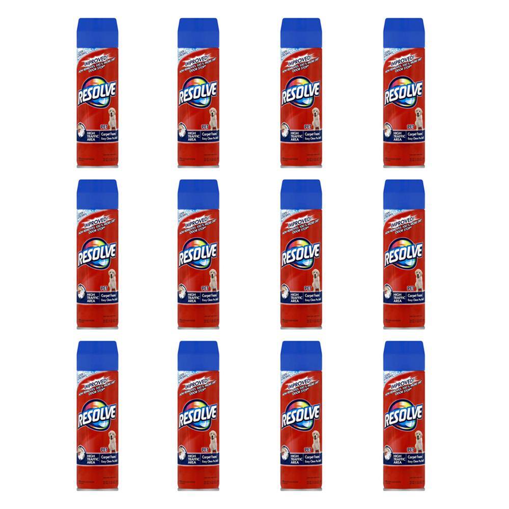 Resolve 22 oz. Pet Expert High Traffic Foam Carpet Cleaner (12Pack