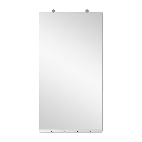 46 in. W x 72 in. Rectangular Frameless Tempered HD Wall Mirror/Gym Mirror/Dance Mirror