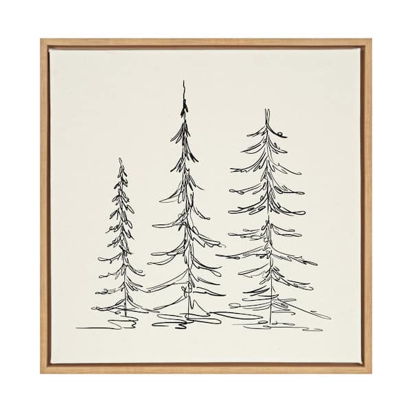 Sylvie Farmhouse Framed Canvas Wall Art 30 in. x 30 in.