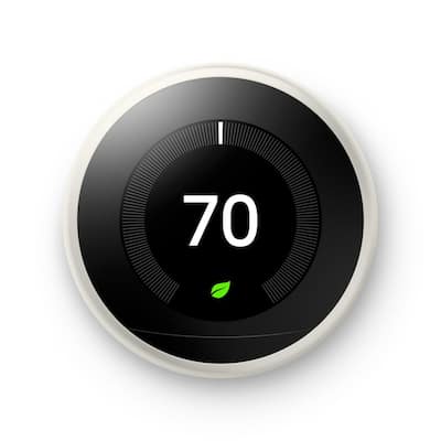 Nest Learning Thermostat - Smart Wi-Fi Thermostat - White