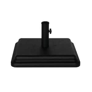 US Weight 40 lbs. Patio Umbrella Base Designed to be Used with a Patio Table in Black)