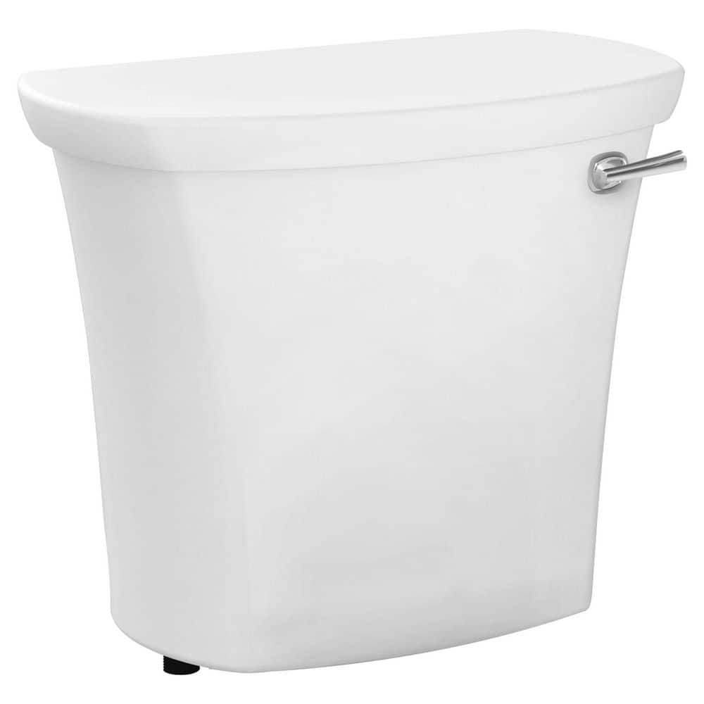 White Vitreous China Dual Flush Toilet Tank