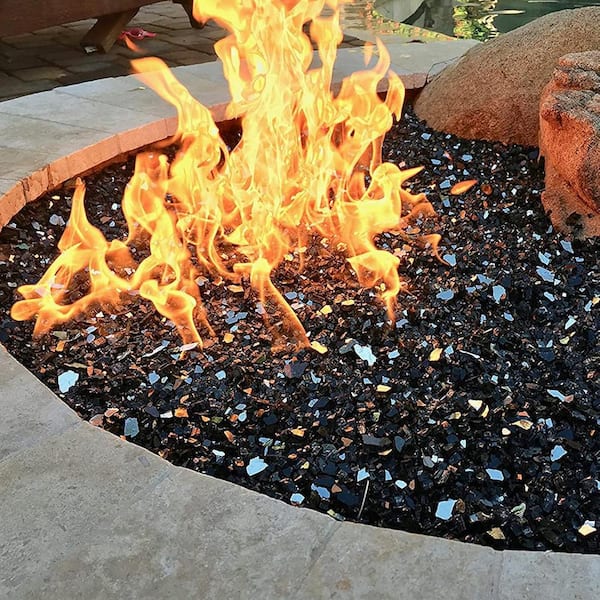 Glass Fireplace Rocks
