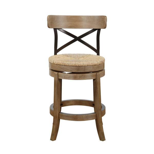 Boraam Myrtle 24 In Counter Stool, 24 Inch Wood Bar Stools With Back