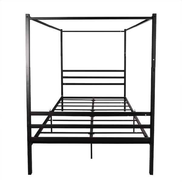 Metal Canopy Bed Frame Easy, Can You Adjust The Height Of A Bed Frame