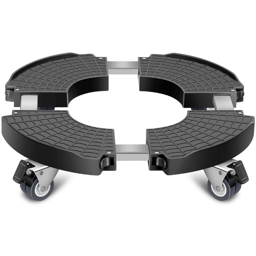 Justincity Adjustable up to 21 in. Plant Caddy with Wheels for Garden ...