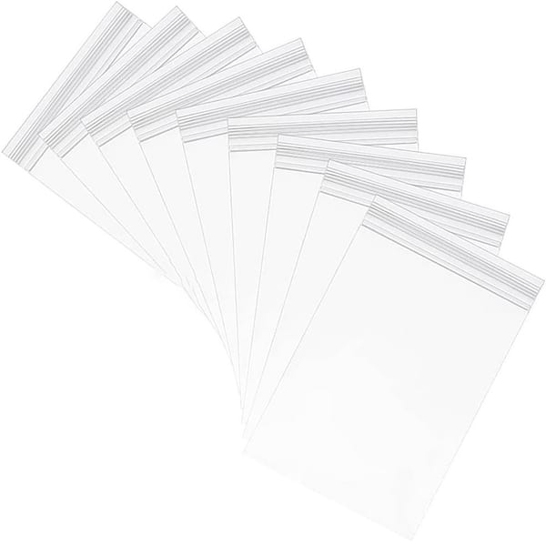 Unbranded 2 x 3 in. Resealable Clear Zip Top Lock Storage Bags 2 Mil Food Grade Plastic for Jewelry Pills Small Items 300-Piece