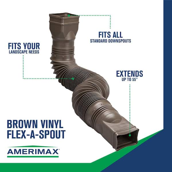 Rain Gutter Downspout Extensions Downspout Extender Downspout Extension Flexible  Shapeable Drain Pipe Gutter Connector Water Damage Prevention : :  Tools & Home Improvement