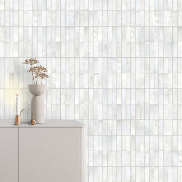 Spanish Artis Clay 12 in. x 24 in. Glazed Porcelain Wall Tile (5-Piece, 10.76 sq. ft./Case)