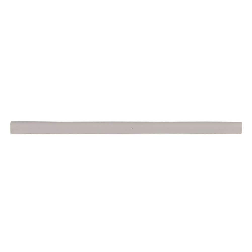 Niche Tiles Universal Light Gray 1/2 in. x 12 in. Glossy Cast Stone ...