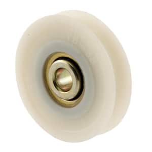 1-1/2 in., Nylon Roller with Ball Bearing Replacement (2-pack)