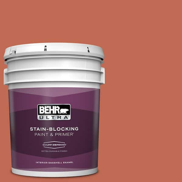 BEHR ULTRA 5 gal. Home Decorators Collection #HDC-FL13-3 Warm Cider Extra Durable Eggshell Enamel Interior Paint & Primer