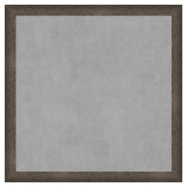 Amanti Art Dappled Light Bronze Narrow 27 in. x 27 in. Framed Magnetic Board