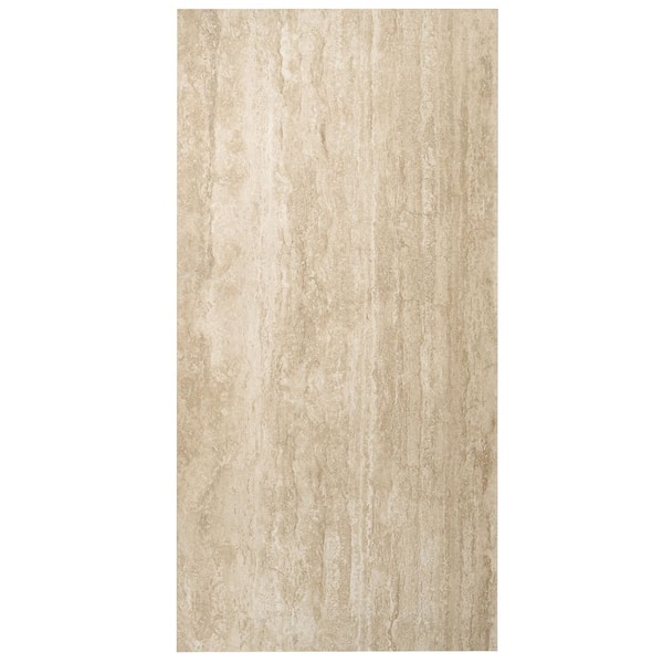 Terrain 24 in. x 48 in. Matte Warm Beige Porcelain Plain Large Format Tile (15.55 sq ft/case)-2 Pack