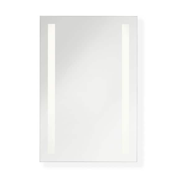 Lustro 24 in. x 36 in. Bright White Integrated LED Illuminated Dimmable Vanity Light Mirror