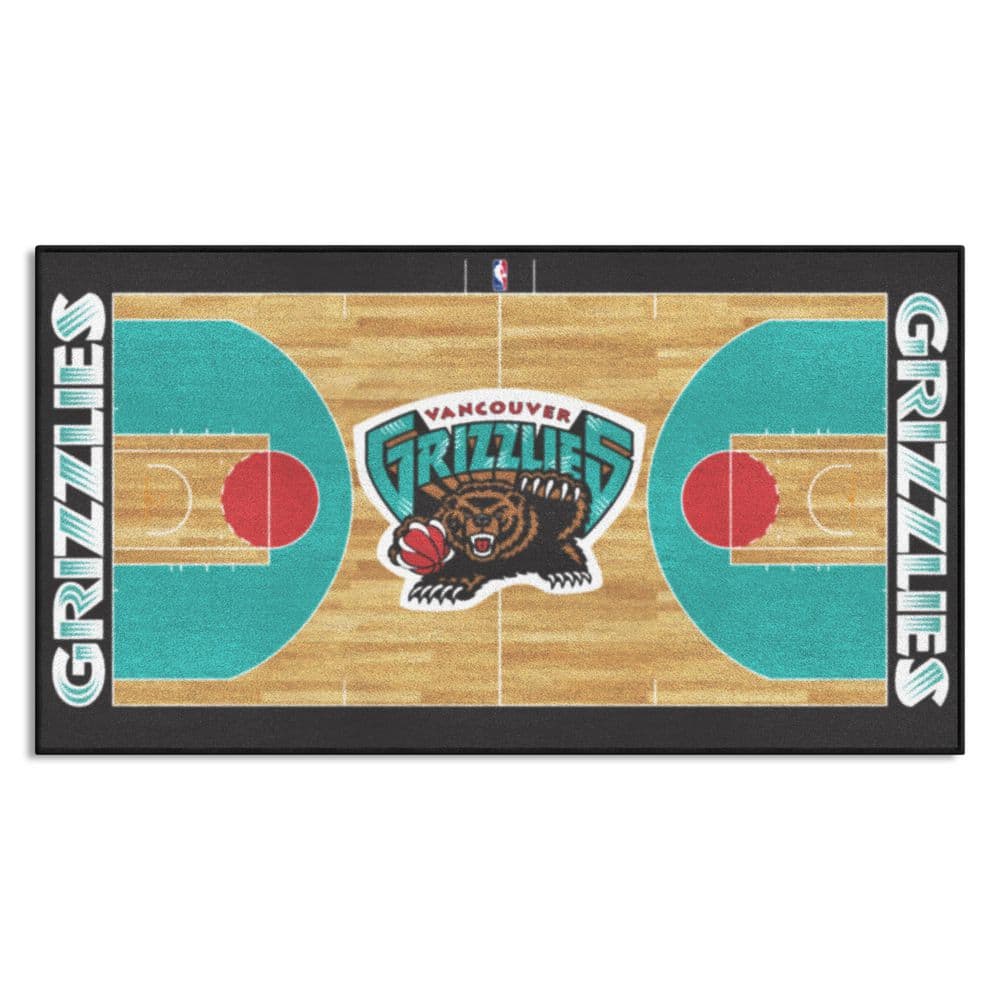 FANMATS NBA Retro Vancouver Grizzlies Teal 2 ft. x 3 ft. Starter