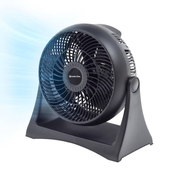 Comfort Zone 8 in. High Velocity Turbo Table Fan