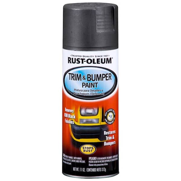 Rust-Oleum Automotive 11 oz. Matte Black Trim and Bumper Spray Paint