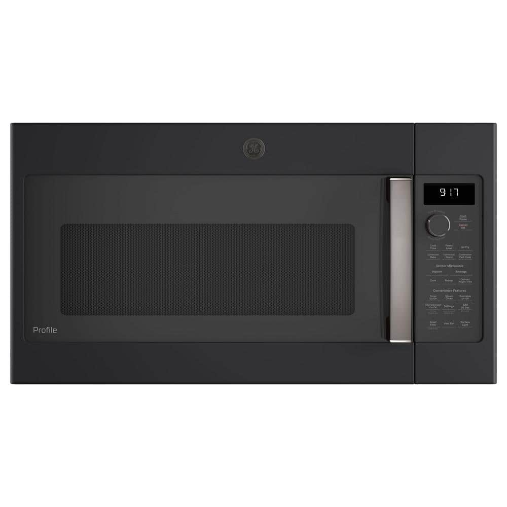 Profile 1.7 cu. ft. Over the Range Microwave in Black Slate with Air Fry -  PVM9179FRDS