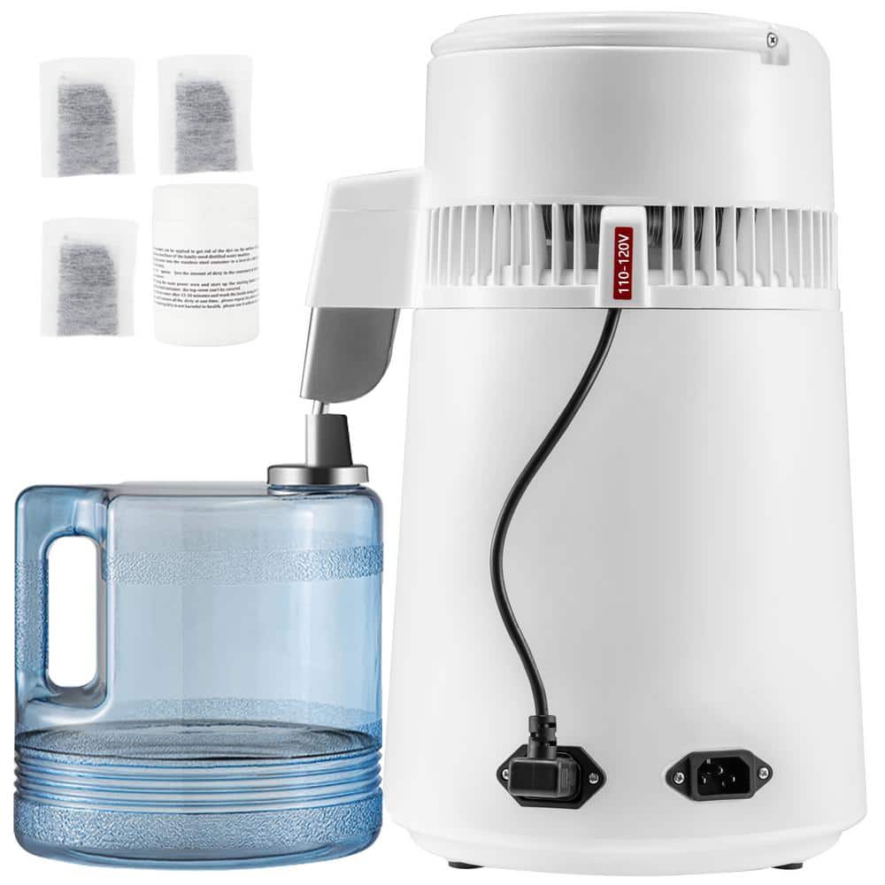 4 L/17 Cups Water Distiller, 1 L/H Distiller with 0-99 H Timer, 750 Watt, Stainless Steel, White Electric Kettle price history on PriceWatchPro