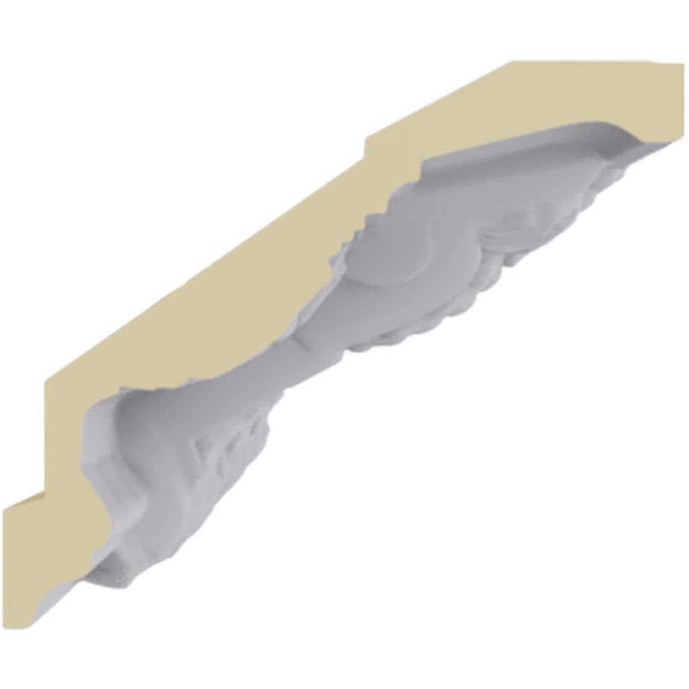 Monique 94.5" White Polyurethane Crown Moulding
