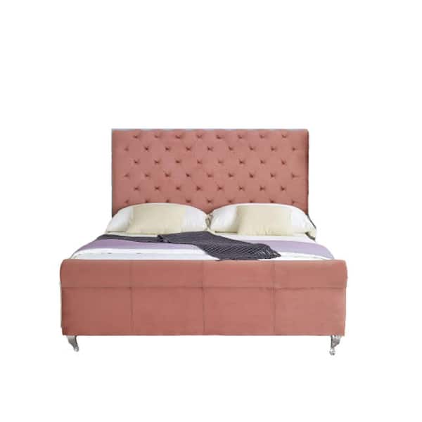 Us Pride Furniture Lollory Rose Queen, What Us The Size Of A Queen Bed