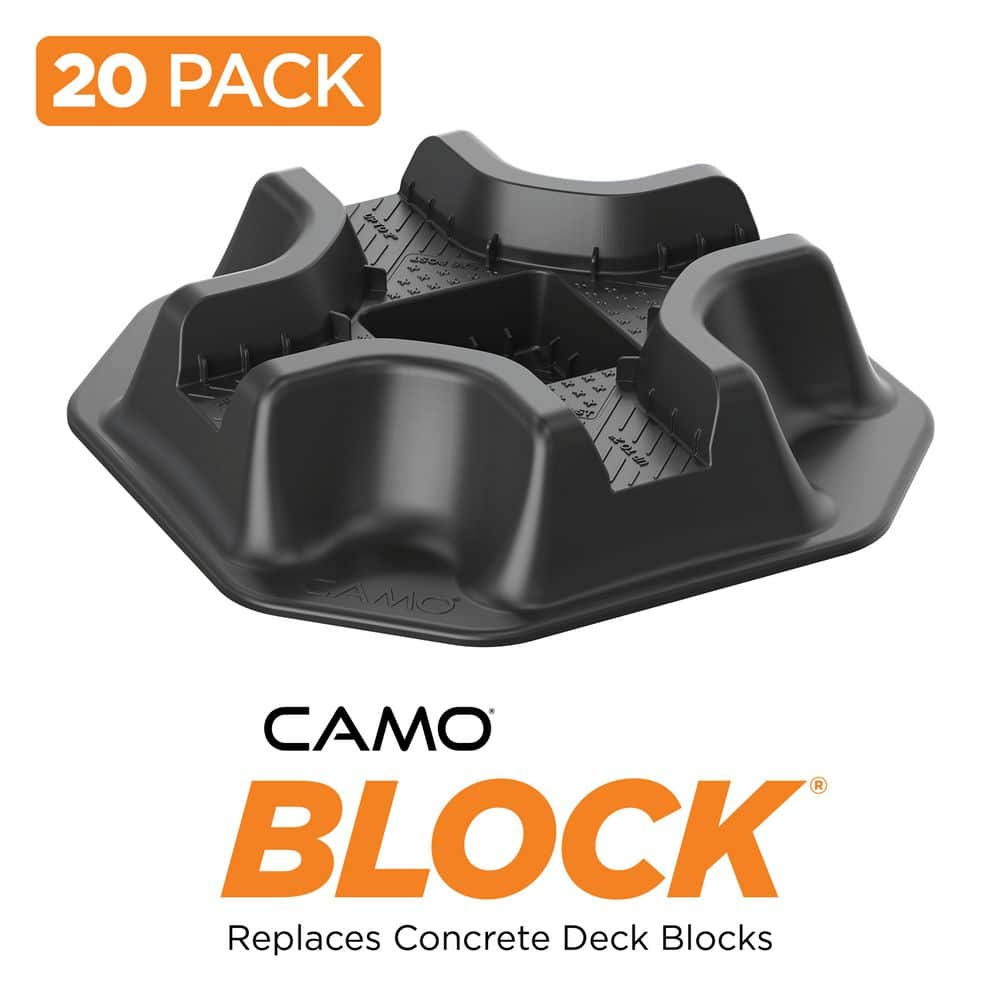 CAMO 2.2 lb. Deck Block for Joist and Post Foundation (20-Count