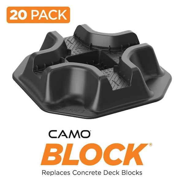 2.2 lb. Deck Block for Joist and Post Foundation (20-Count)