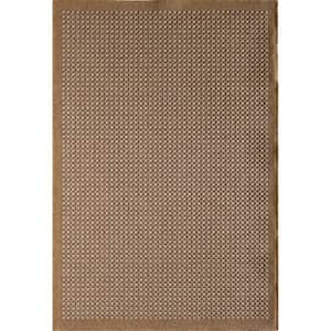 Santorini Large Basket Multi/Earth 8 ft. x 10 ft. Indoor/Outdoor Patio Area Rug