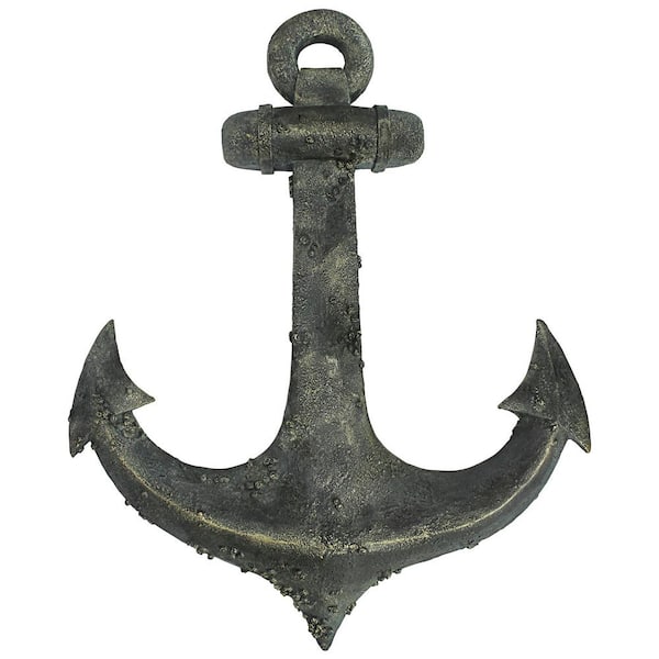 Design Toscano 22 in. x 17.5 in. Ahoy There Maritime Anchor Wall Sculpture