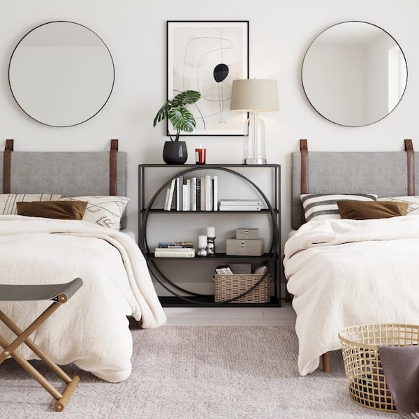 Nathan James Harlow 36 In Twin Wall, How To Attach Upholstered Headboard Metal Bed Frame