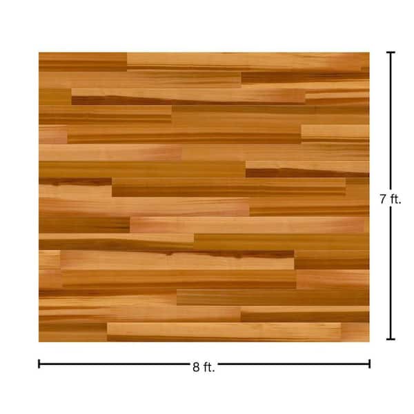 Clopay Modern Steel 8 ft x 7 ft 18.4 R-Value Insulated Wood Look