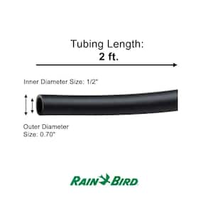 1/2 in. (0.70 in. O.D.) x 2 ft. Distribution Tubing for Drip Irrigation