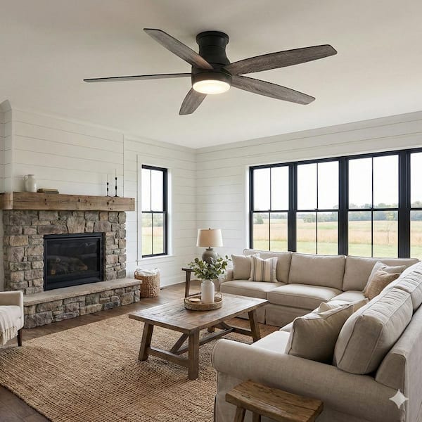  Decorators Collection シーリングファンライト Home Decorators Collection Ashby Park 60 in. Integrated White