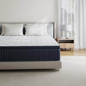 KING Size Medium Comfort Level Hybrid Memory Foam 12 in. Cooling and Skin-Friendly Mattress