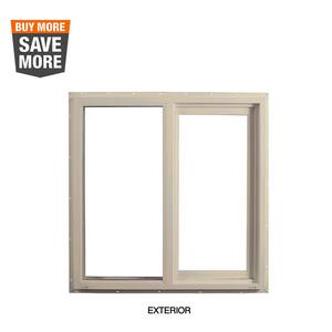 23.5 in. x 23.5 in. Select Series Horizontal Sliding Left Hand Vinyl Sand Window with HPSC Glass and Screen Included